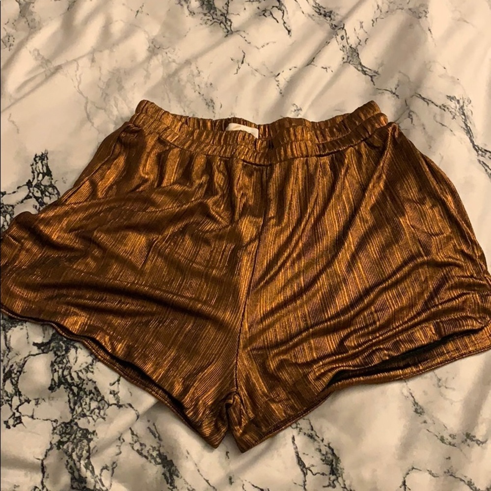Gold shorts